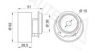 AUTEX 641558 Tensioner Pulley, timing belt